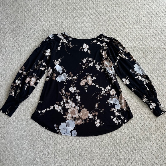 Lot of 2 Karen Kane Print Stretch Tops/Blouses Size 1X Office Fall Lightweight - Picture 6 of 16